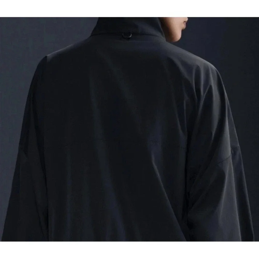 $150 Nike Women's 24.7 PerfectStretch‎ Dri-FIT Woven Jacket L Black Style HJ0963